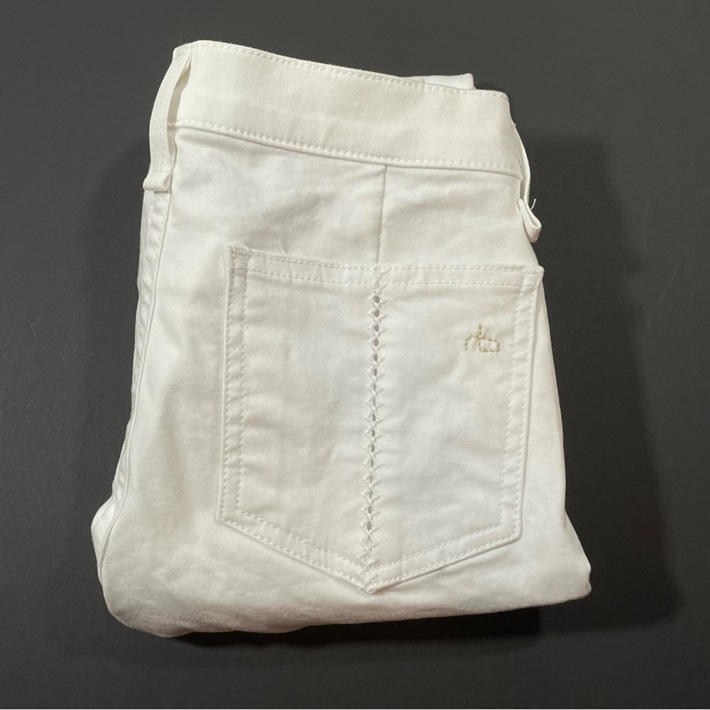 Rag & Bone Split Separating Jeans Bright White - image 7
